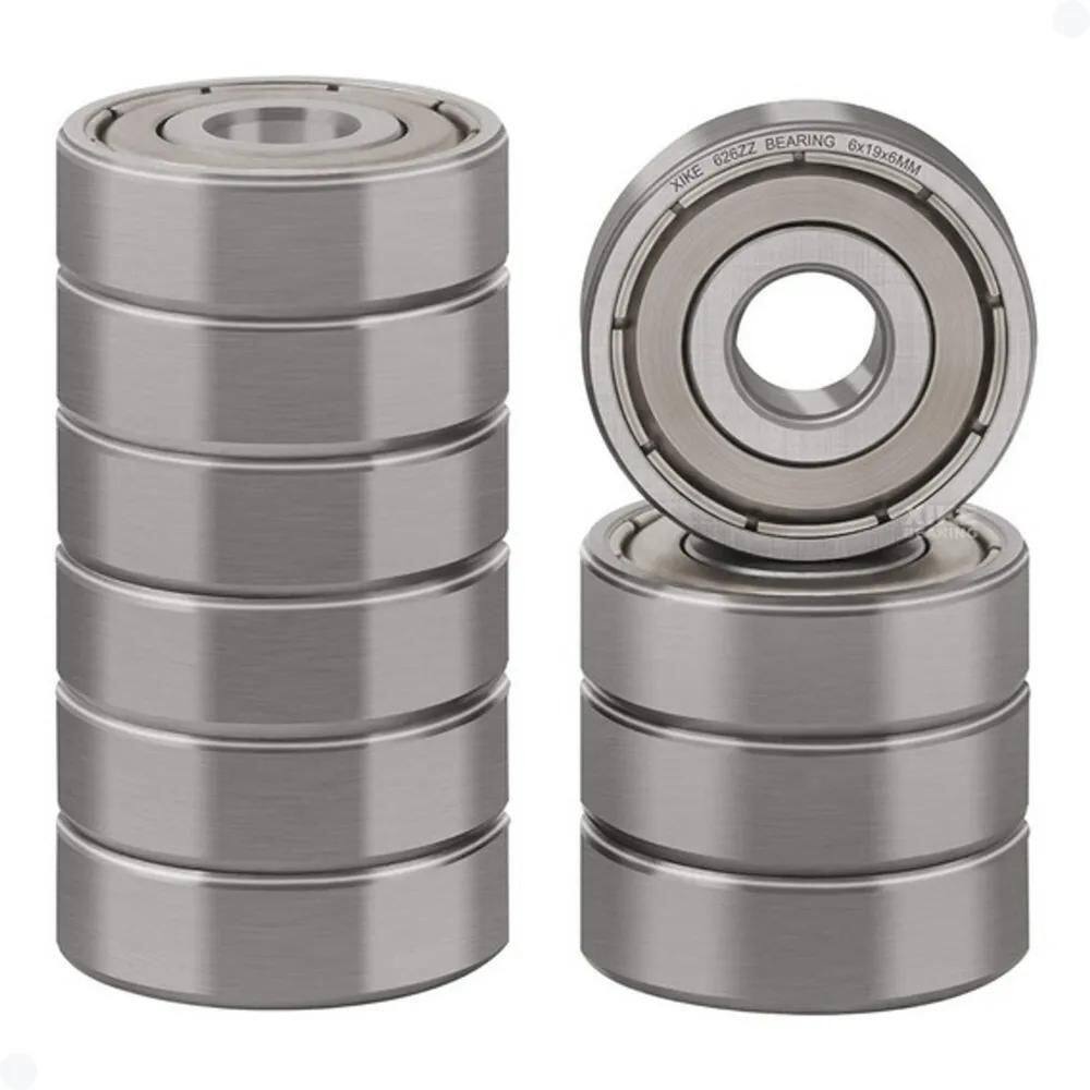 2X Kit 10 Micro Rolamento 626 Zz - 626Z 6X19X6Mm Aço Carbon