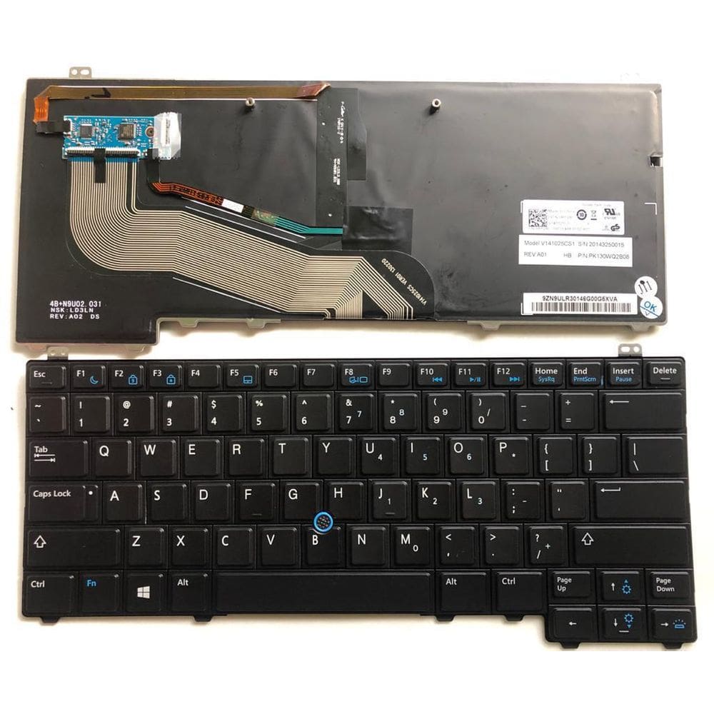 Teclado Para Dell Latitude E5440 Br Com Iluminação