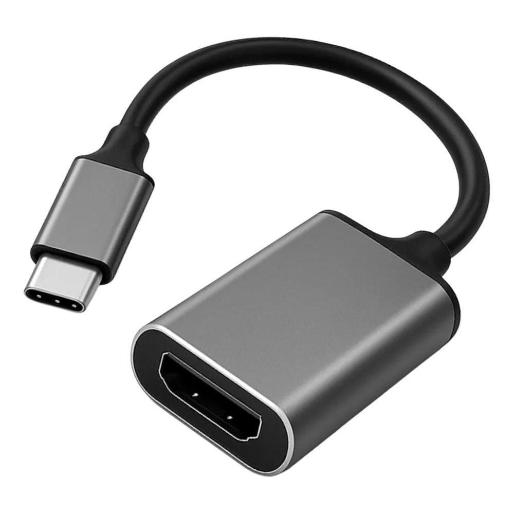 2X Adaptador Conversor Tipo C Para Hdmi Audio E Video 60Hz 1