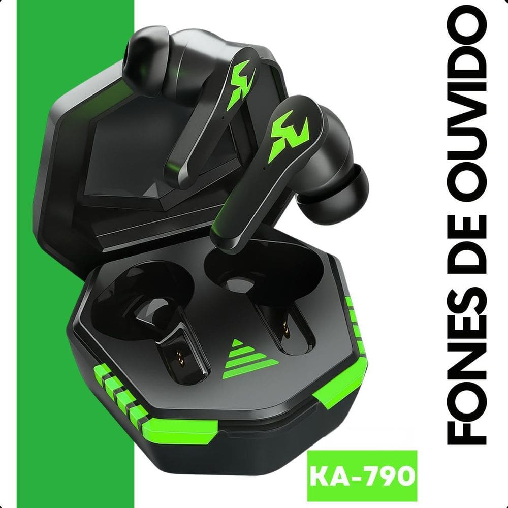 Fone Sem Fio Gamer Led E Conforto Para Experiência Imersiva