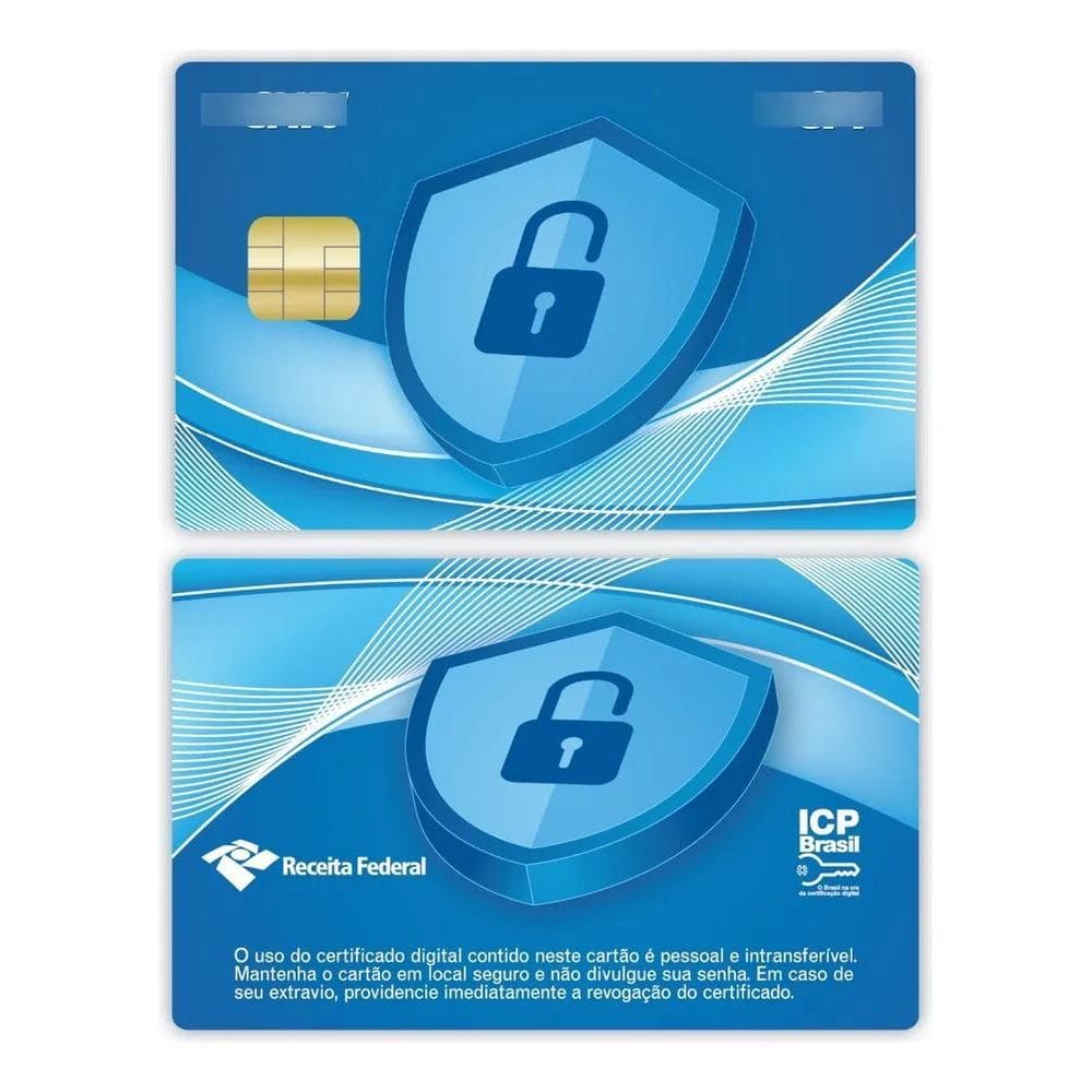 2X Cartão Smart Card Certificado Digital A3Pf Ou A3Pj Token