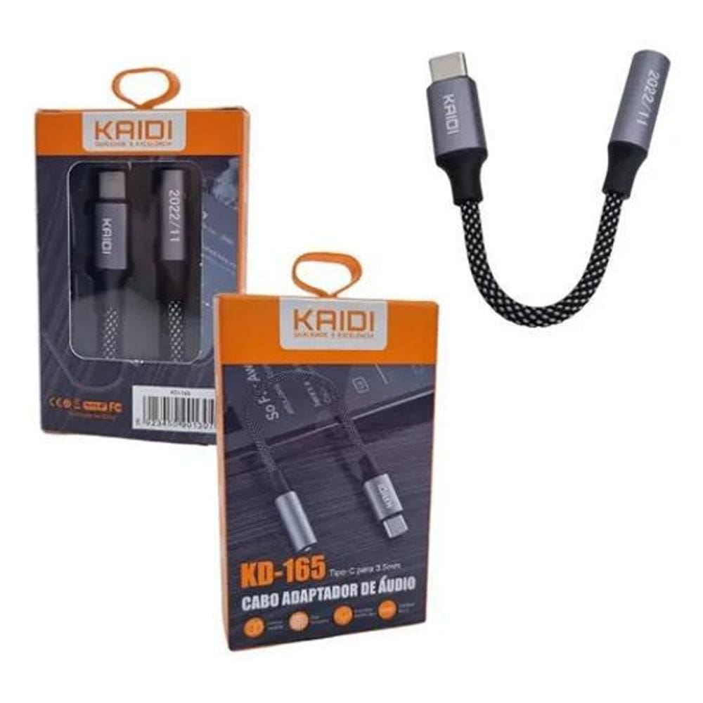 2X Adaptador Tipo C P2 Fone Ouvido Compatível Samsung Motoro