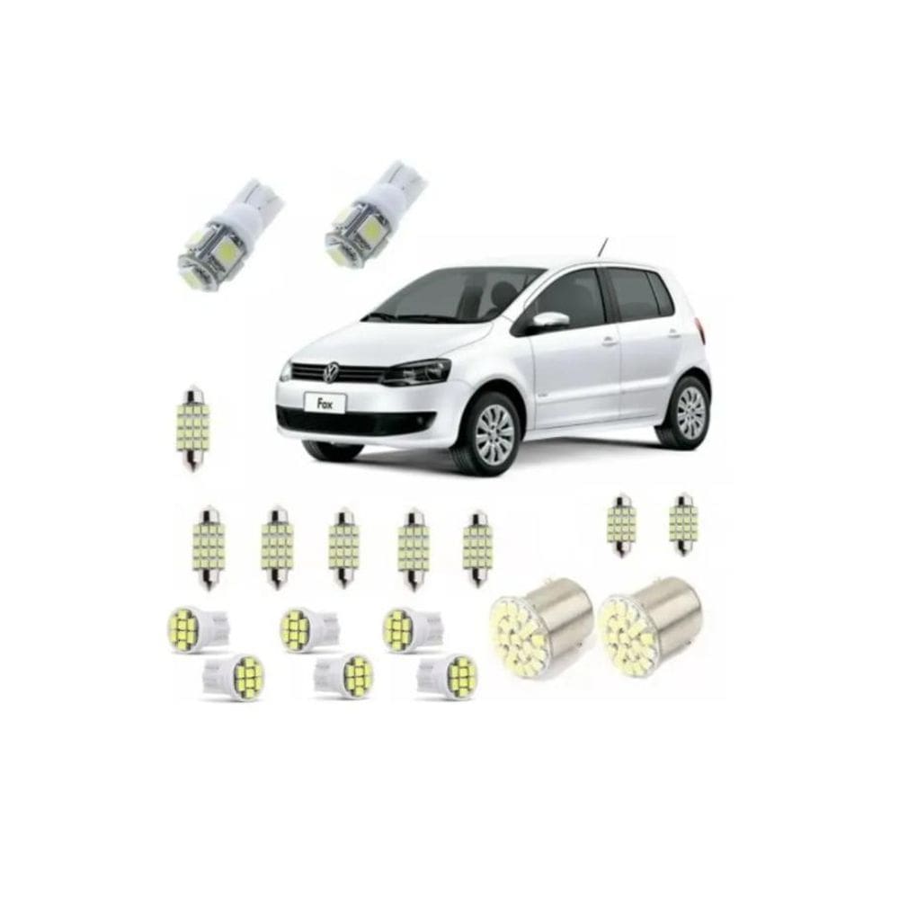 Kit Lâmpadas Led Vw Fox Spacefox Crossfox Space Cross
