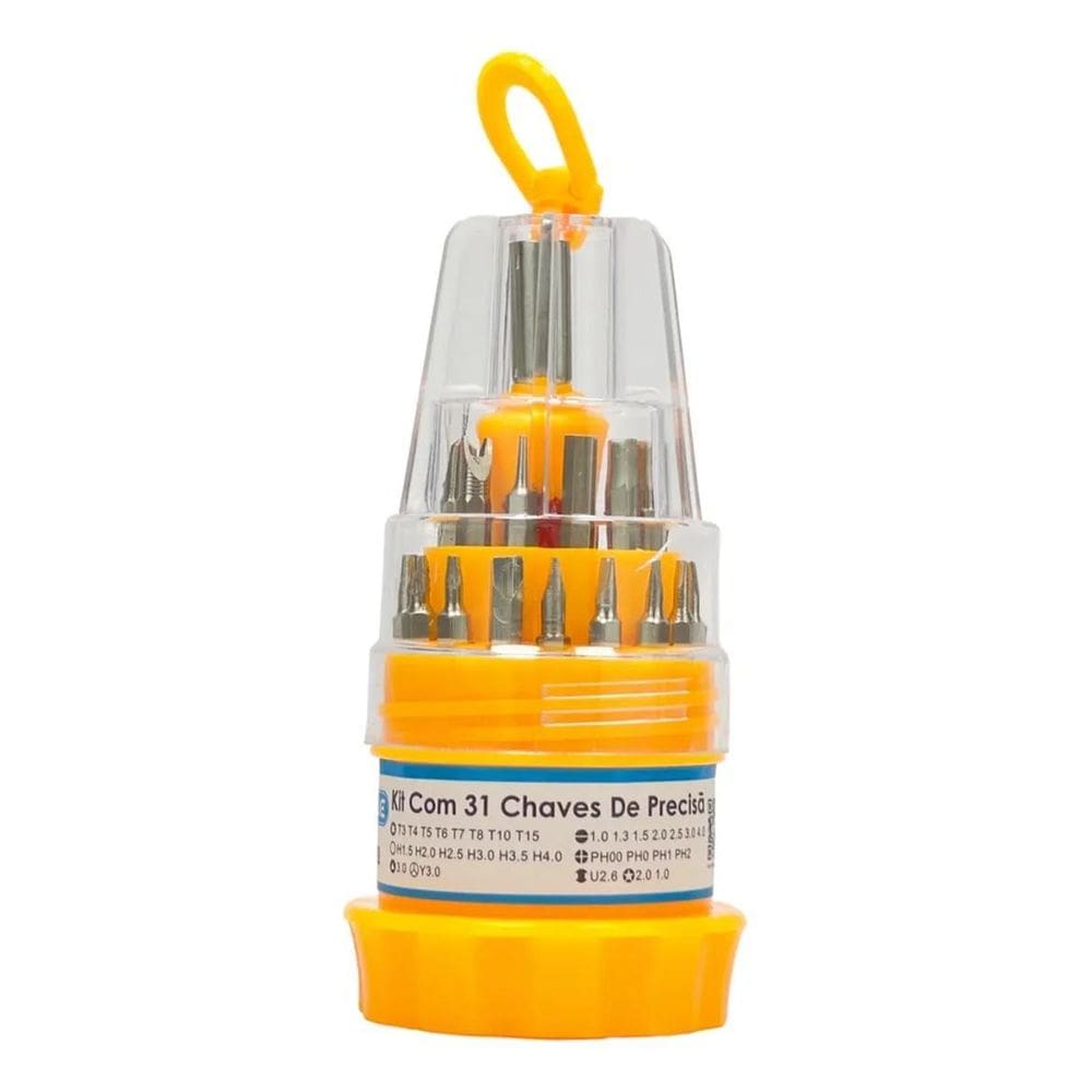 2X Jogo De Chaves 31 In 1 Precisão Fenda Torx Alen Philips Y
