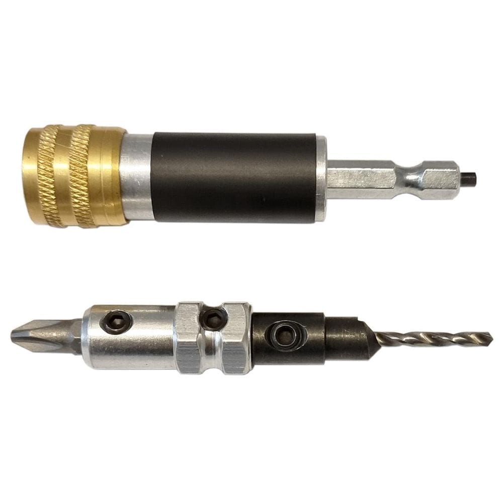 Kit Broca Com Escareador 3Mm X 8Mm Com Troca Rápida Para Ph2