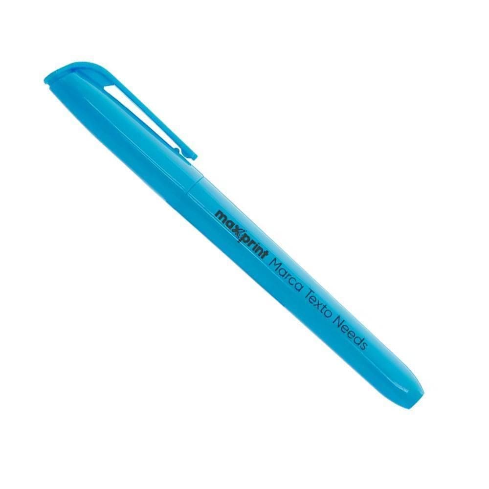 Caneta Marca Texto Needs Ponta 4,0Mm Azul Maxprint