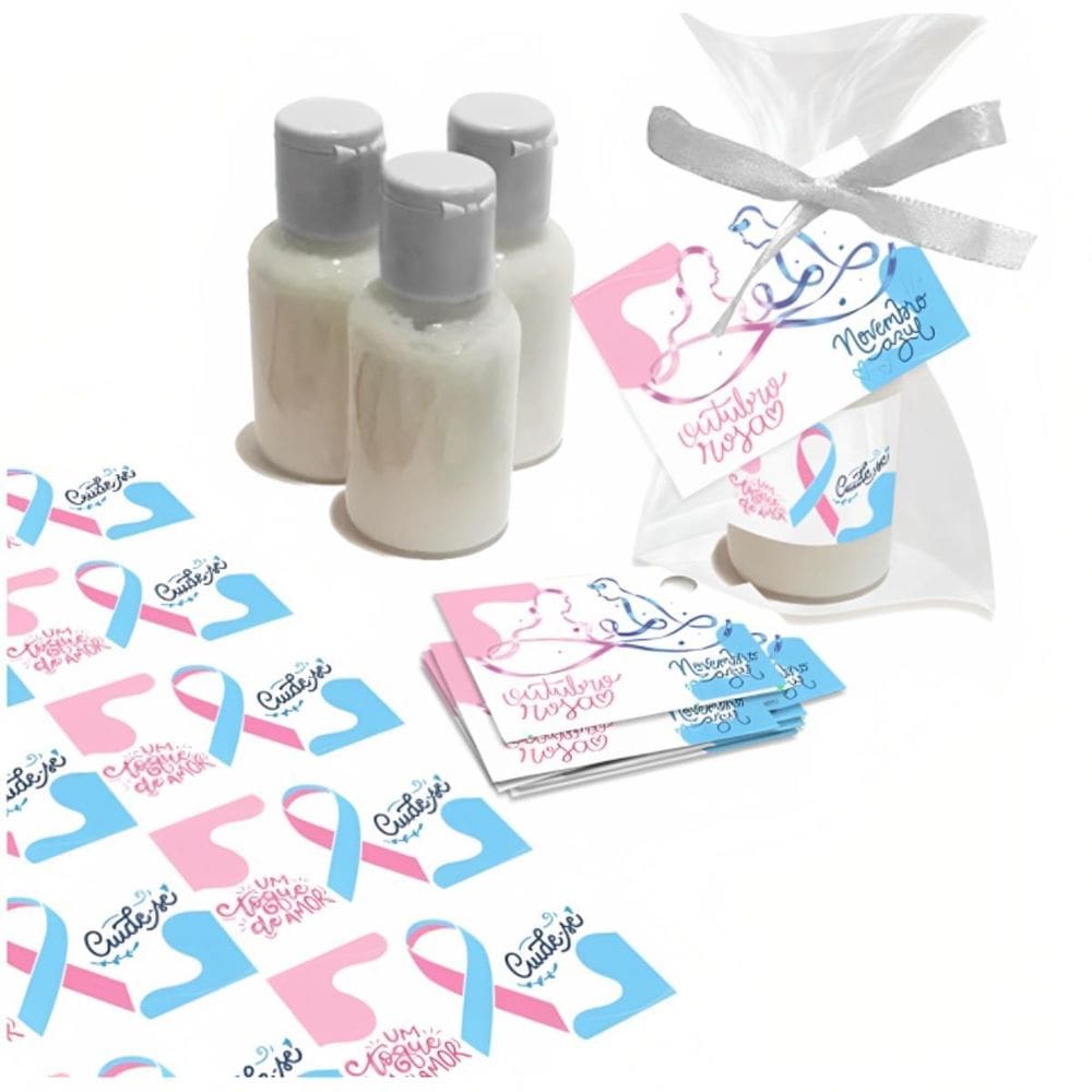 50 Lembrancinhas Setembro Amarelo Outubro Rosa Novembro Azul