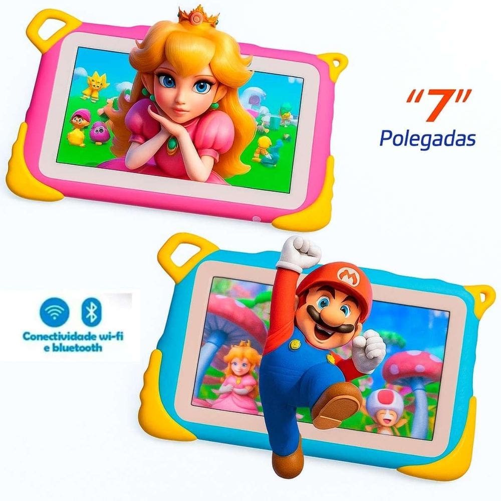 Tablet Infantil Com Jogos Presente Dia Das Crianças Para Menino Envio Relampago