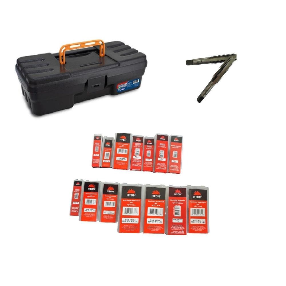 Jogo De Macho Mm E Poleg  14 Jogos  Com Vira-Macho E Maleta