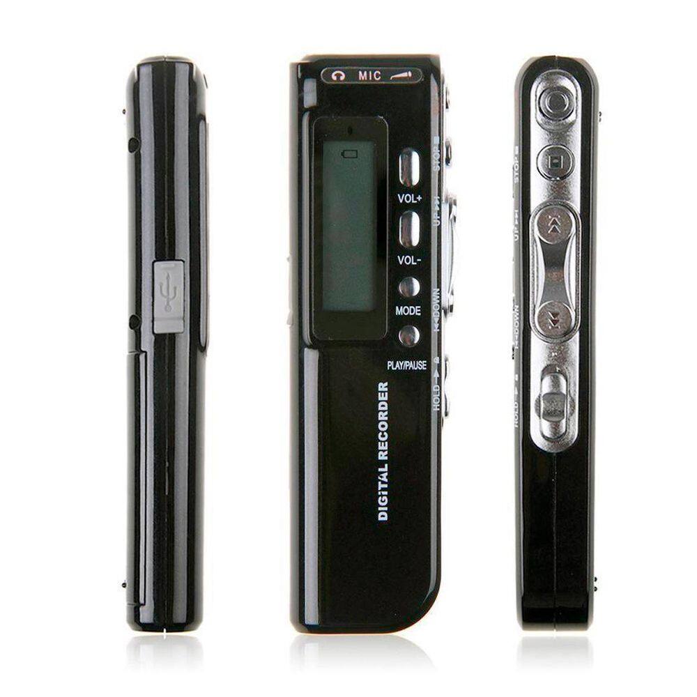 Mini Gravador Voz Digital Portátil Microfone Embutido