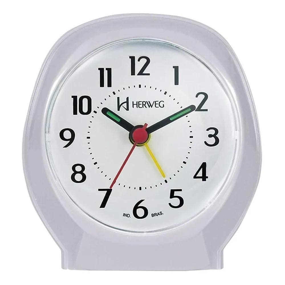 2X Relogio Despertador Antigo Retro Alarme Forte 2634 Herweg