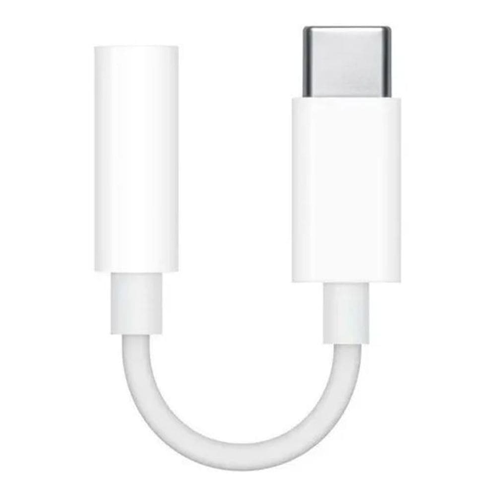 2X Adaptador Tipo C Macho X P2 Fêmea Para Fone De Ouvido Cor