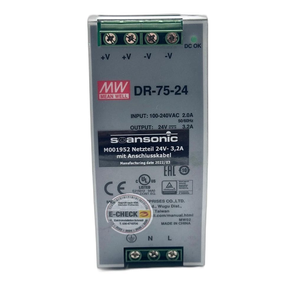 Fonte De Alimentação Mean Well Dr-75-24