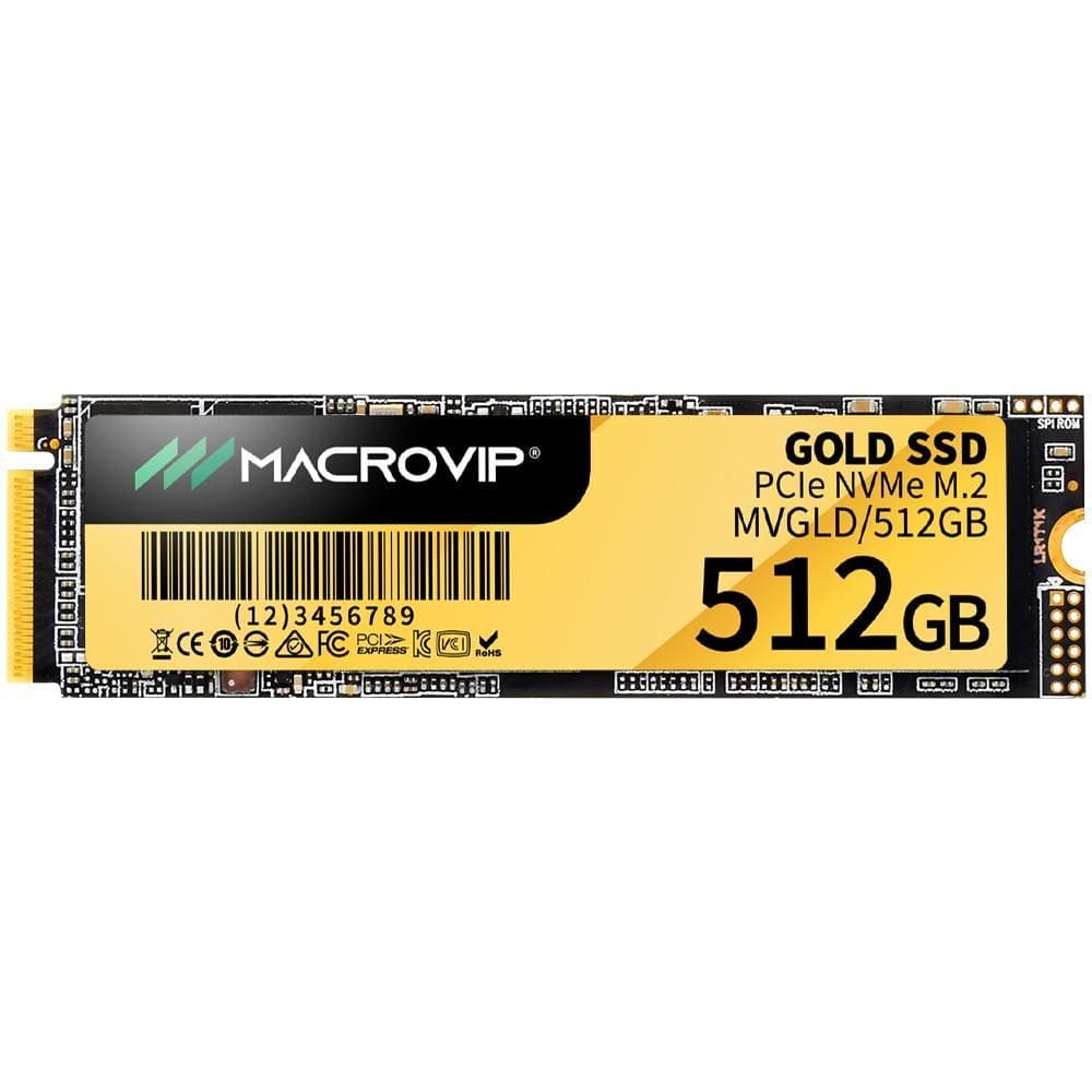 Ssd Macrovip Gold M.2 Nvme 512Gb - Mvgld/512Gb