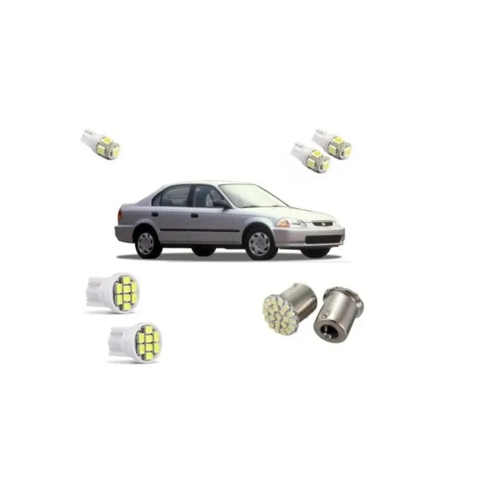 Kit Lampadas De Led Honda Civic 1999 Á 2000