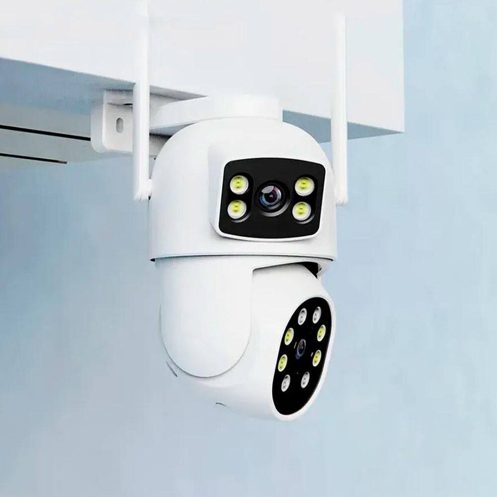 Câmera Wifi Visão Infravermelho Dupla Casa