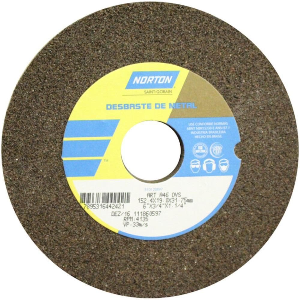 Rebolo Para Uso Geral 6 X 3/4 1.1/4Pol - A46 Norton