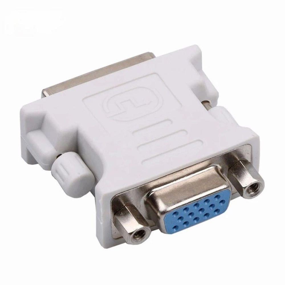 Adaptador Dvi-I 24+5 Pinos Macho Para Vga 15 Pinos Femea