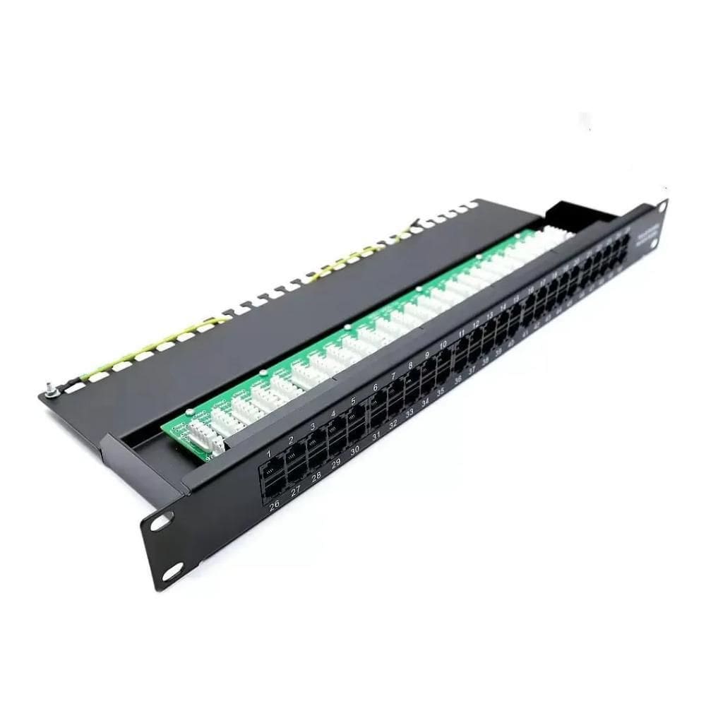 Voice Panel Cat3 50 Portas Conect Telefonia Lacrado - Novo