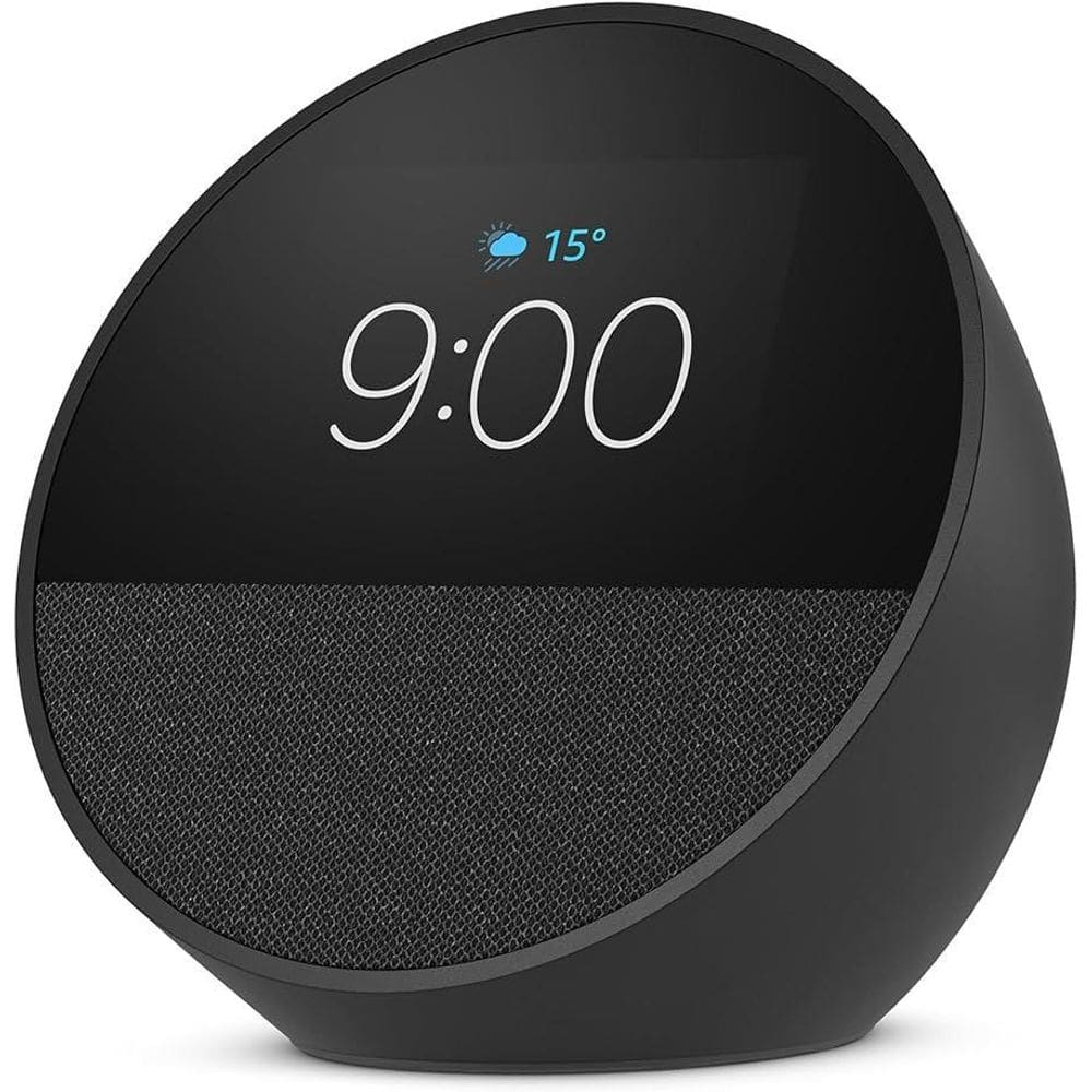 Echo Spot 2024 Alexa Despertador Inteligente Preto Amazon