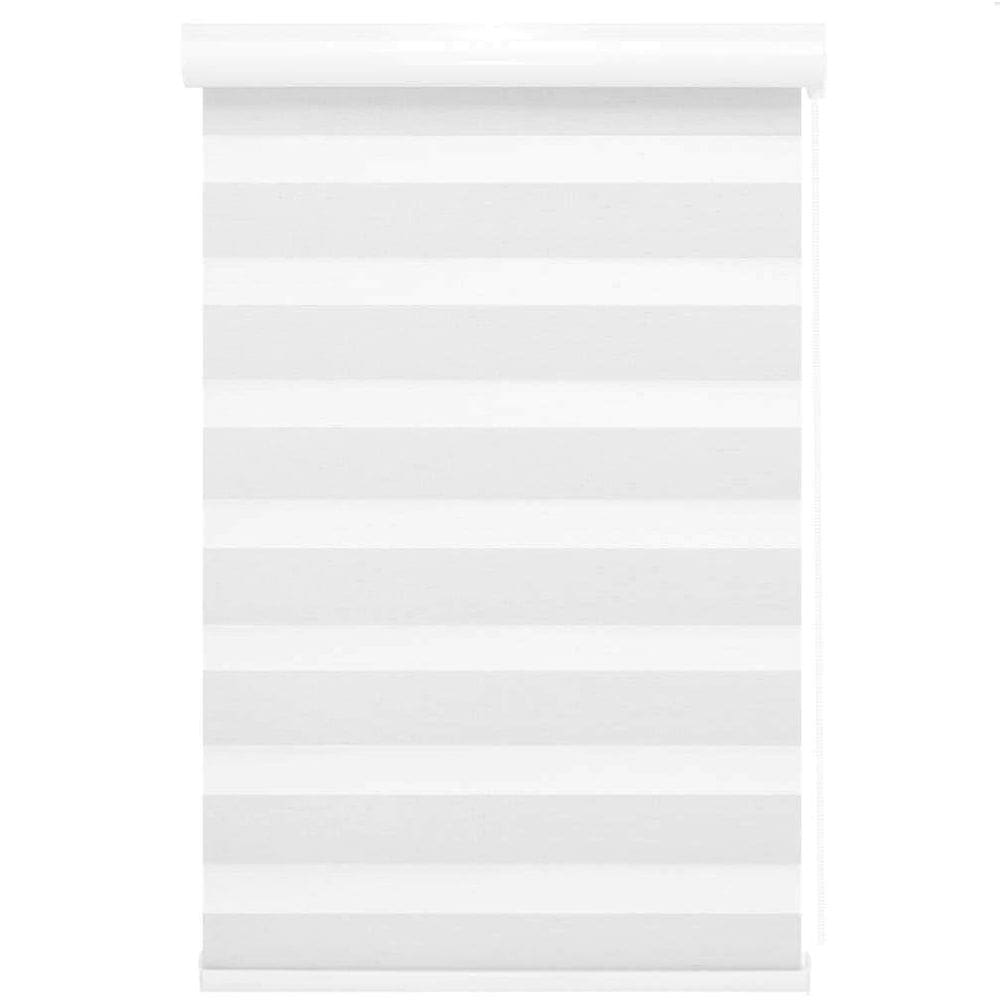 Persiana Rolo Duplo Bandô Branca 140 L X 160 A Cortina Zebra