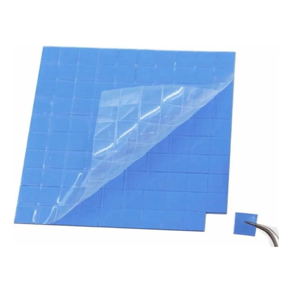 2X Thermal Pad Almofada Térmica Dissipador 100X100X1Mm C Cor