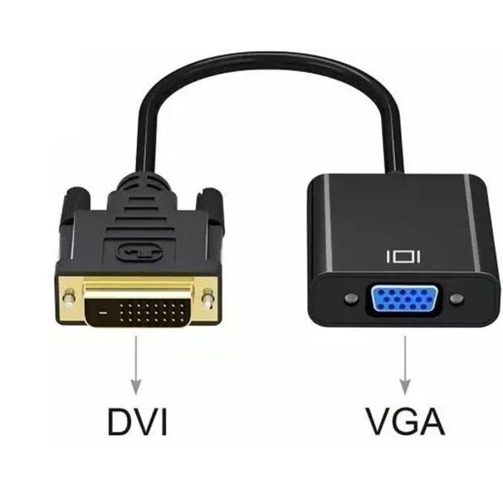 Adaptador Dvi-D Macho X Vga Femea Lt-226