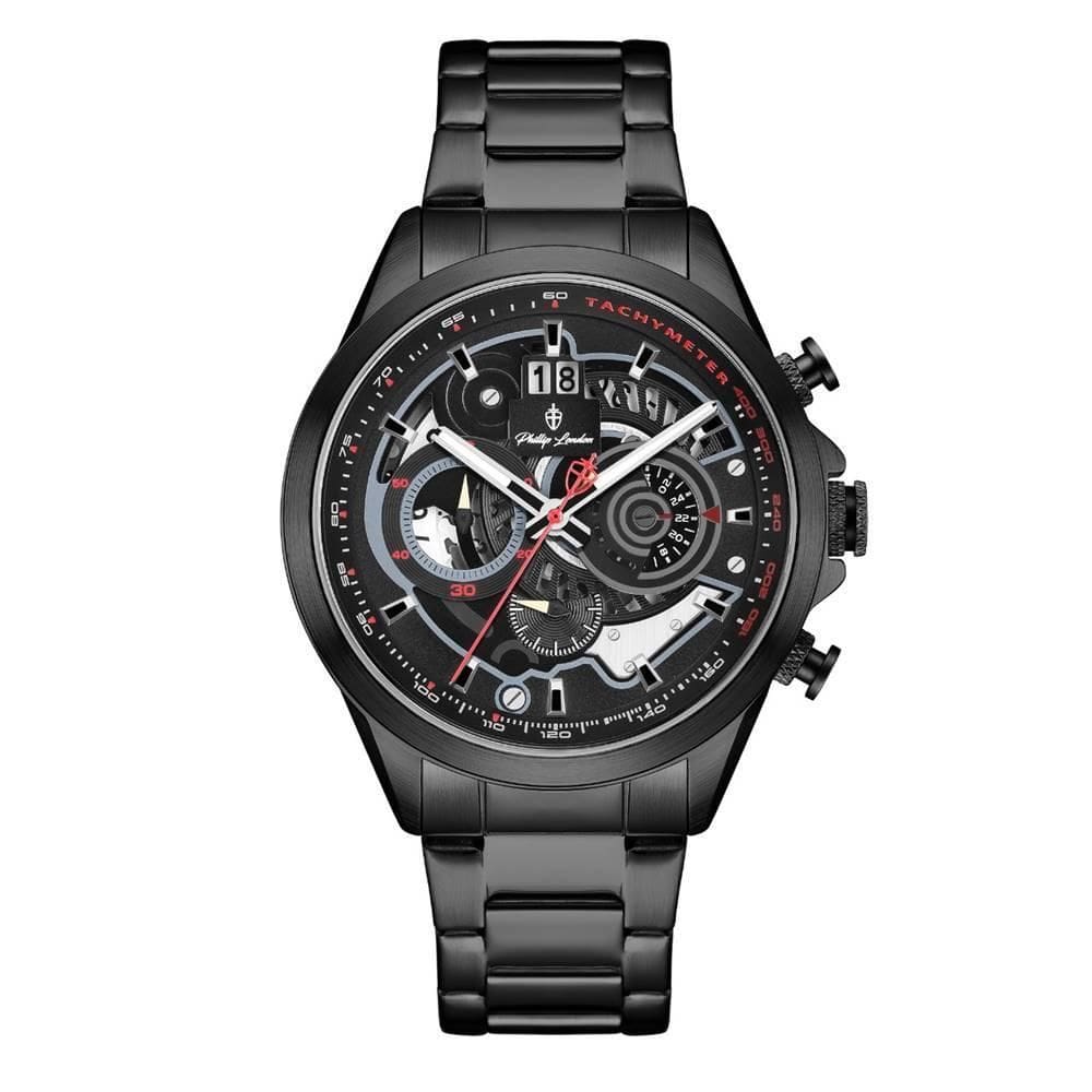 Relógio Phillip London Masculino Ref: Pl80388613M Pr N