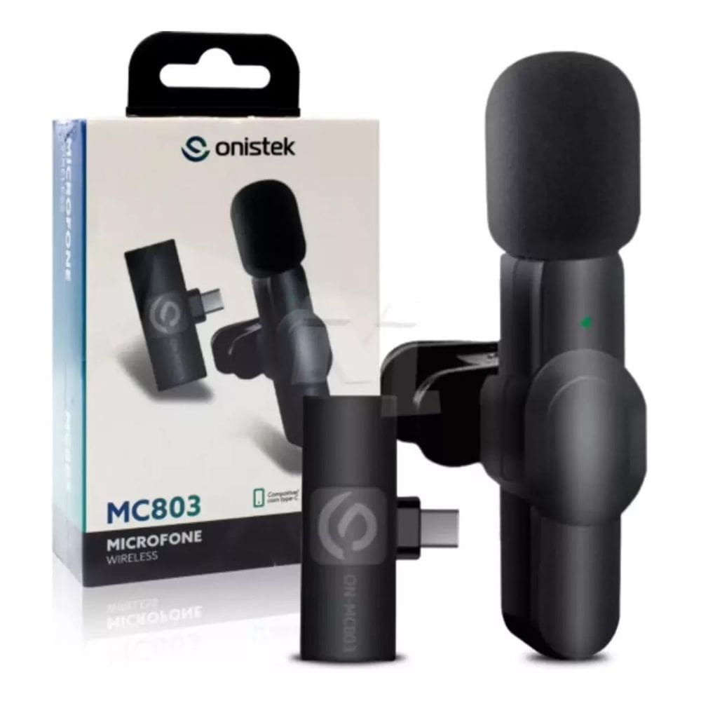 Microfone De Lapela Para Celular Onistek Type-C