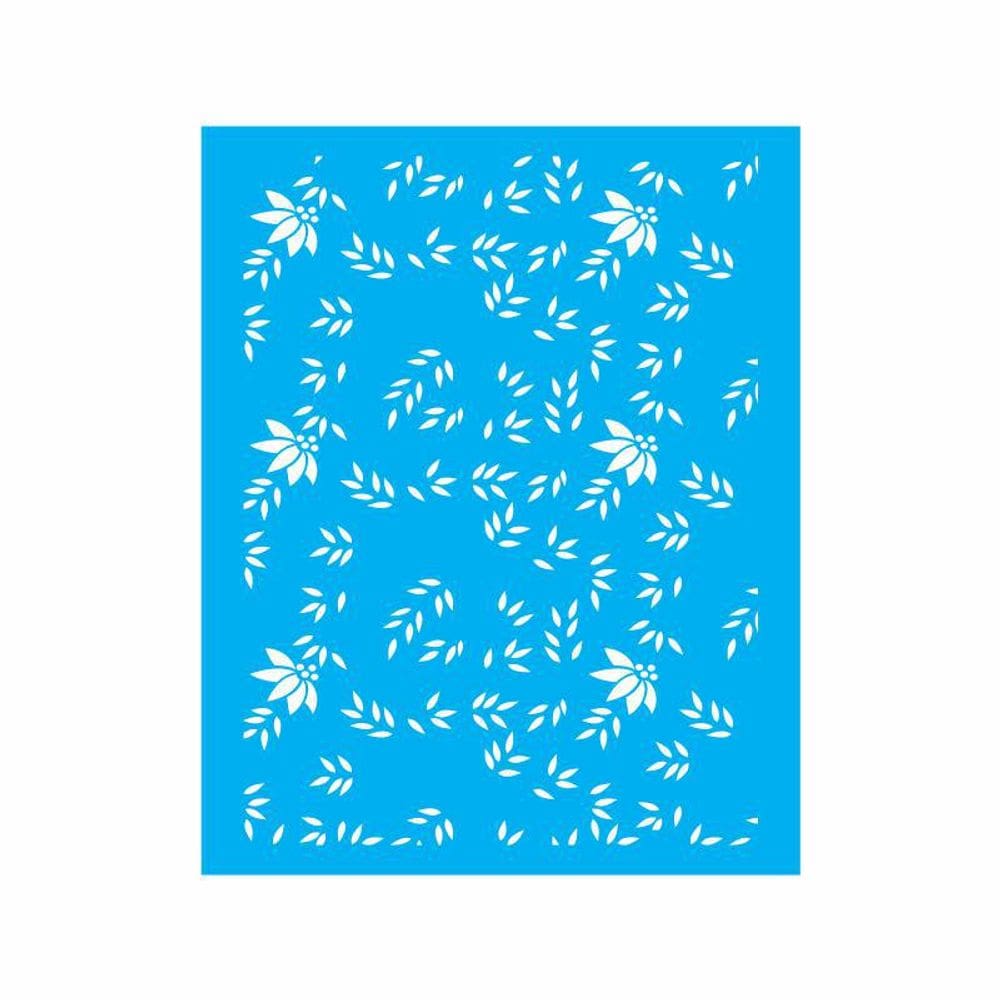 Stencil Tamako Estampa Folhas - 20X25Cm - Ref 9498