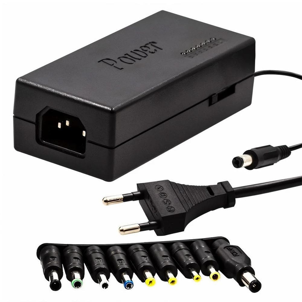 Fonte Universal De Notebook Carregador 120W Bivolt 9 Plugs