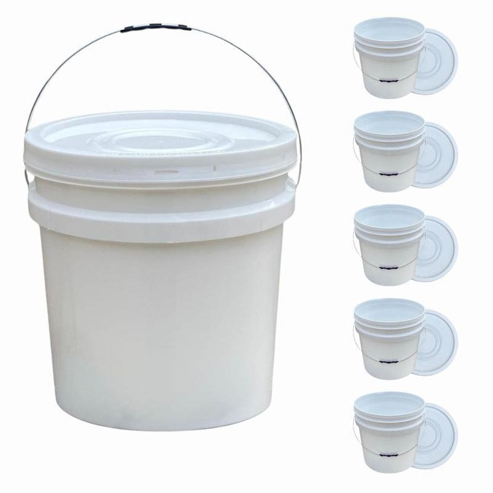 Balde 30L Ideal Para Uso Em Linhas Produtivas - 5 Pçs