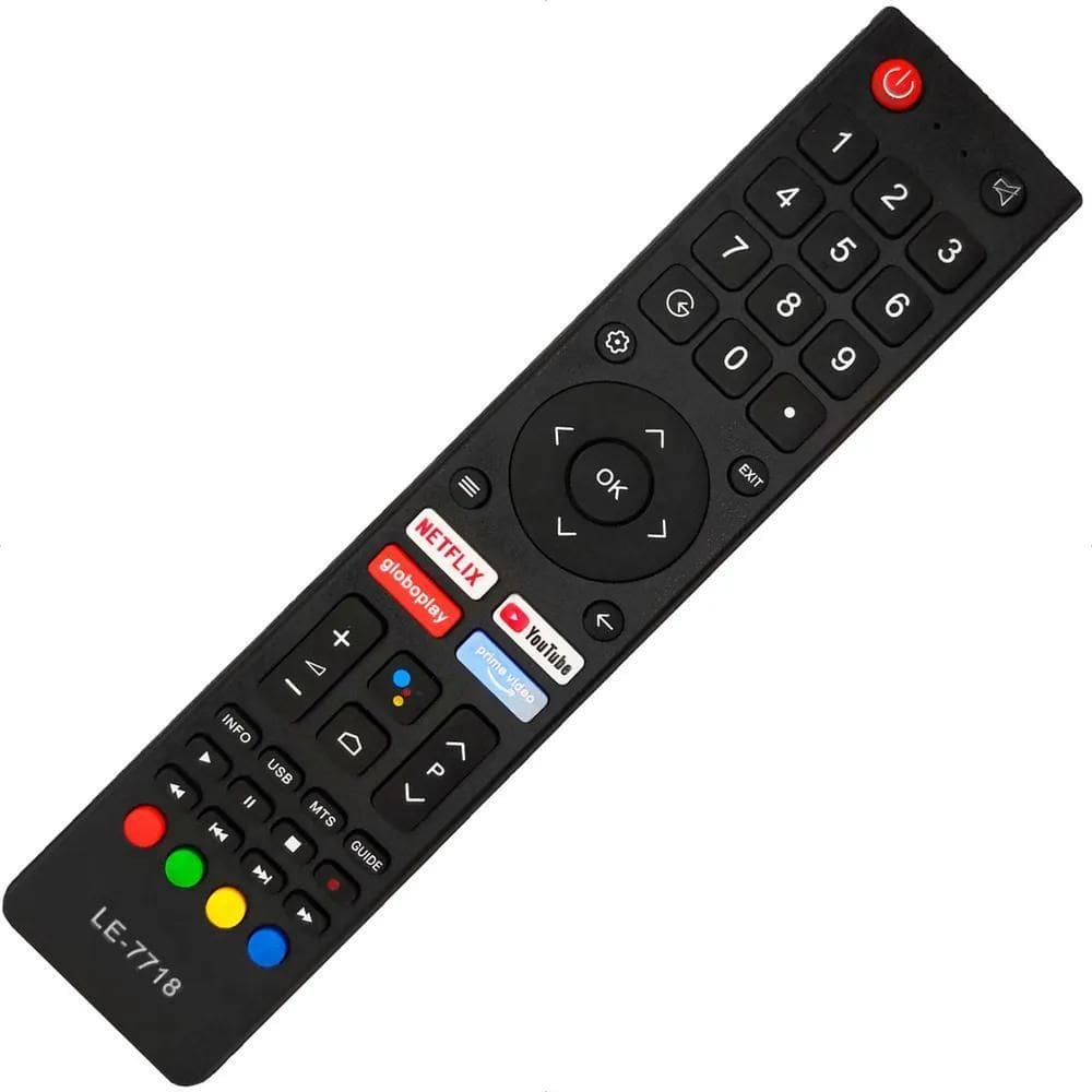 2X Controle Remoto Pra Tv Ptv42 Smart Philco Ptv42Dswn 4K Le