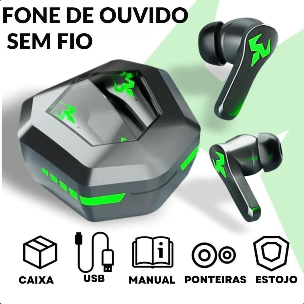 Fone De Ouvido Gamer Bluetooth Para Som Imersivo E Conforto Prolongado