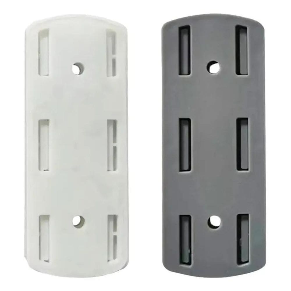 2X Suporte Fixador Adesivo De Parede Multiuso Tomada Modem