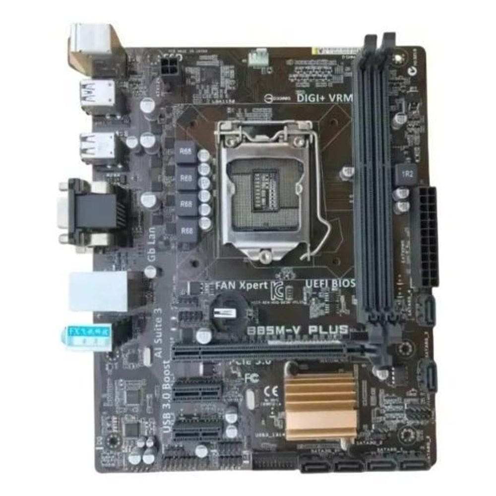 Placa Mãe B85M-V Plus Asus Rev 1.01 Lga 1150 Preto