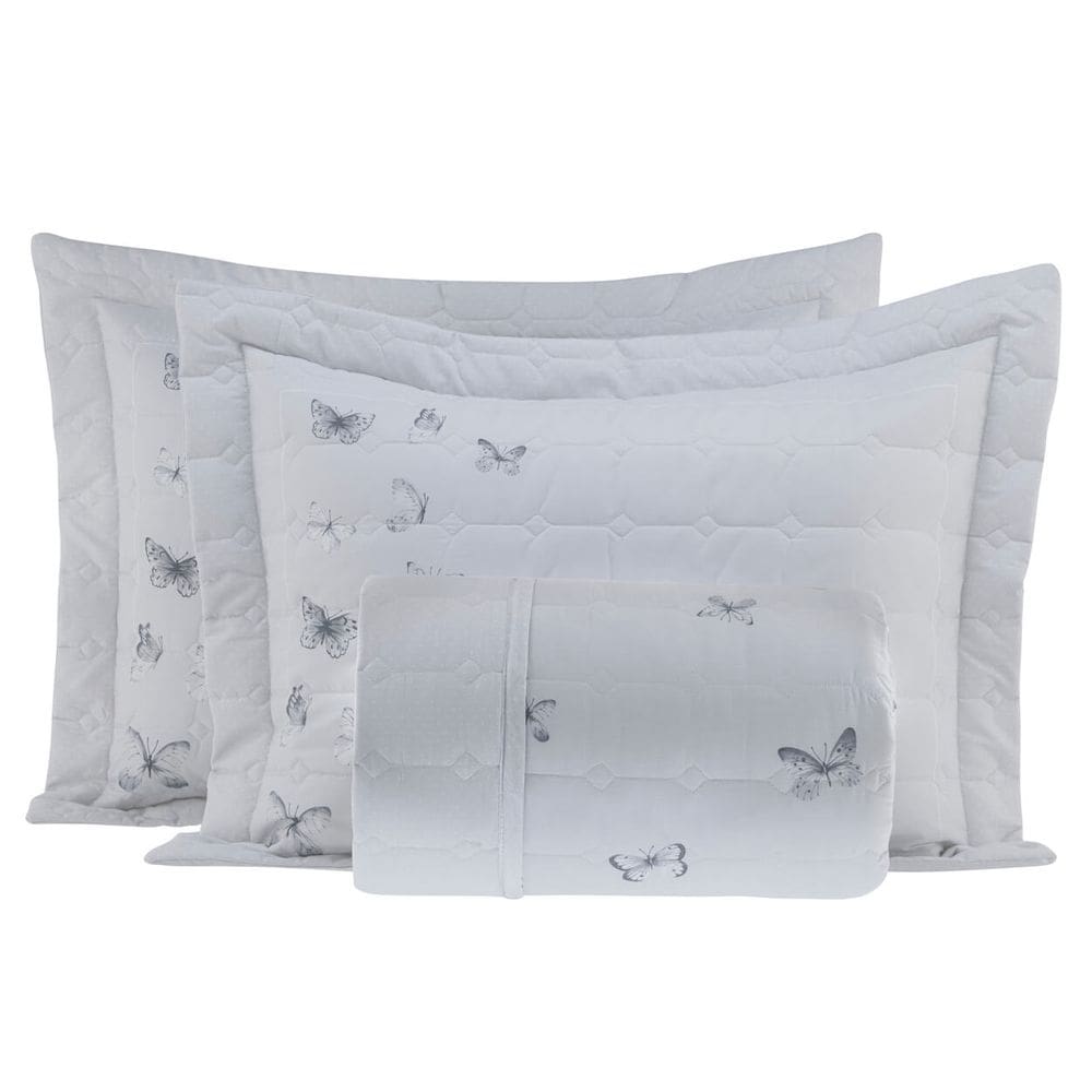 Cobreleito 200 Fios Vida Bela Kacyumara Emy