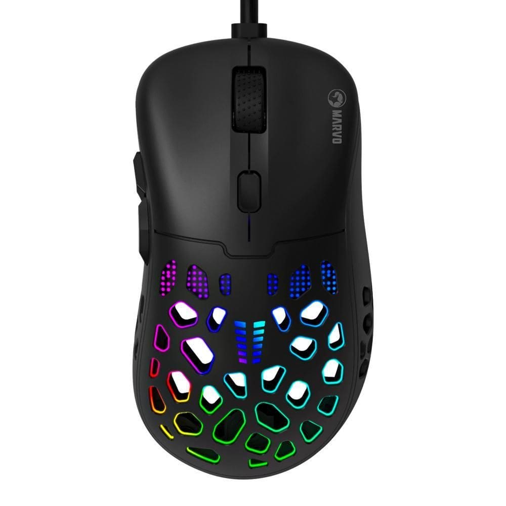 Mouse Gamer Marvo Pro G946 Sunspot S2, 1.000 Dpi Rgb - Preto