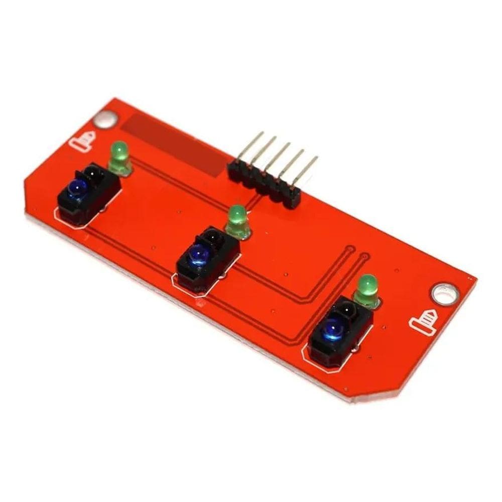 Módulo Seguidor De Linha Infravermelho Tcrt5000 - 3 Canais