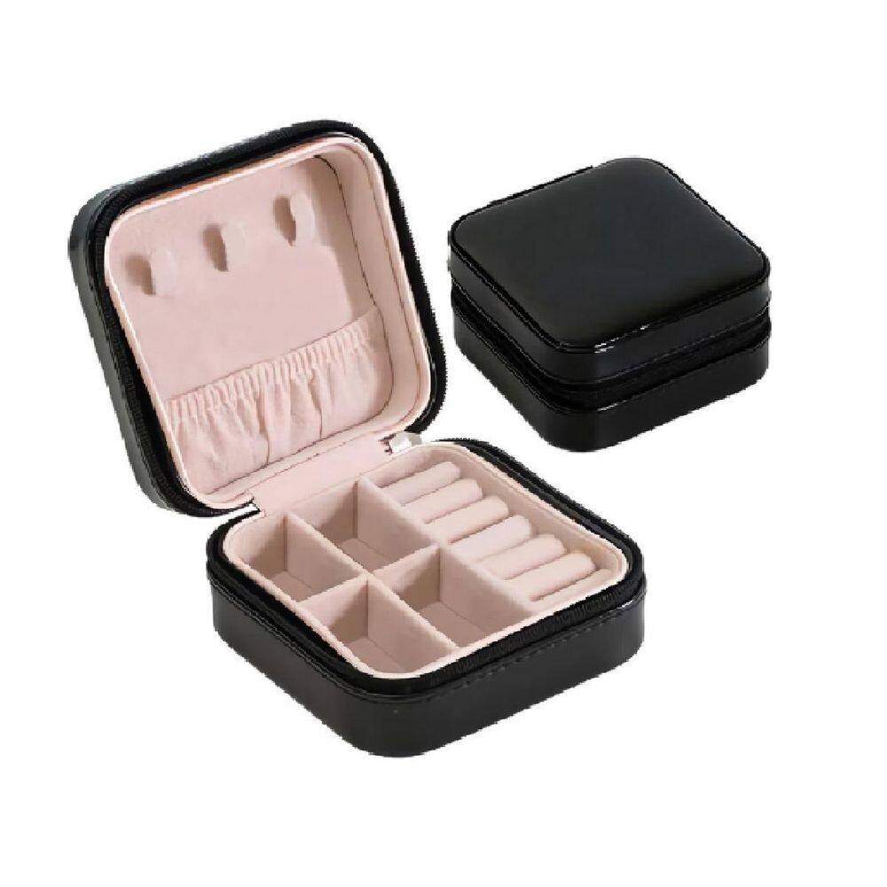 Porta Joias Estojo Portátil Viagem Zíper
