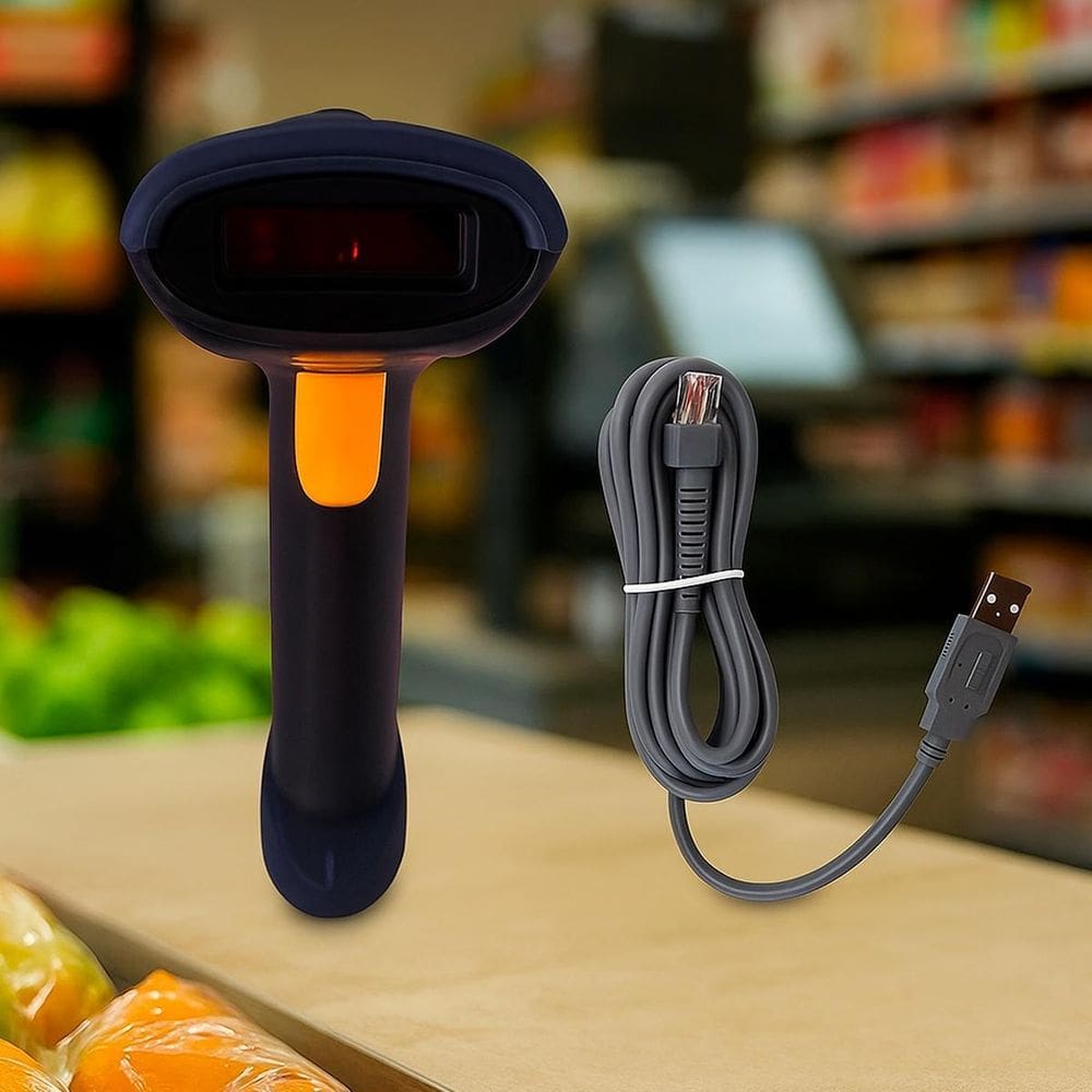 Leitor Código Barras Usb Fácil Para Lojas De Varejo