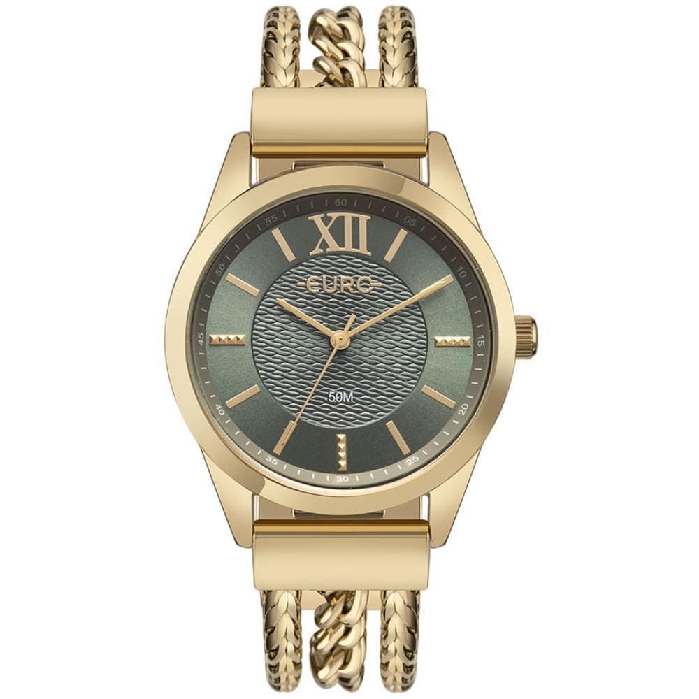 Relógio Euro Feminino Ref: Eu2035Ywr/4V Bracelete Dourado