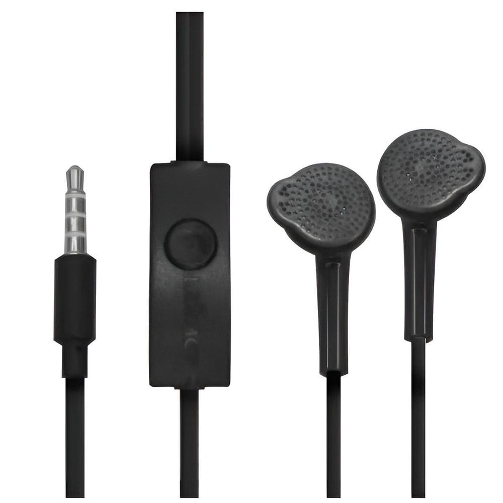 Fone De Ouvido In-Ear Com Microfone P2 3,5Mm Preto