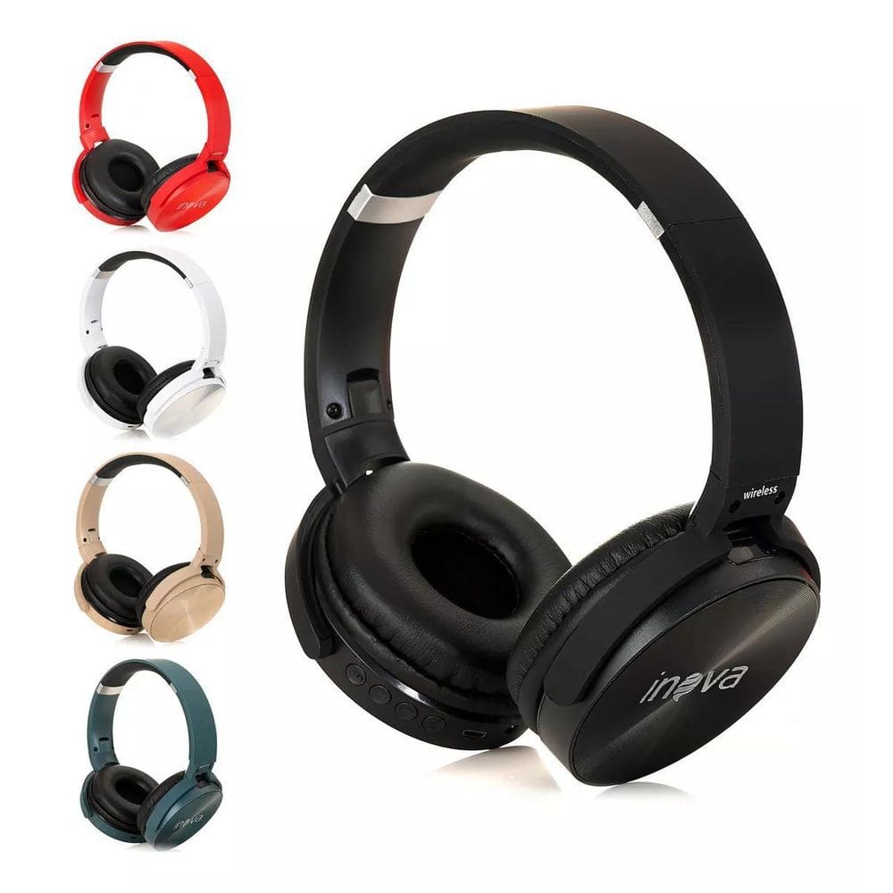 Fone De Ouvido Bluetooth Inova 950Bt Com Microfone 5 Cores