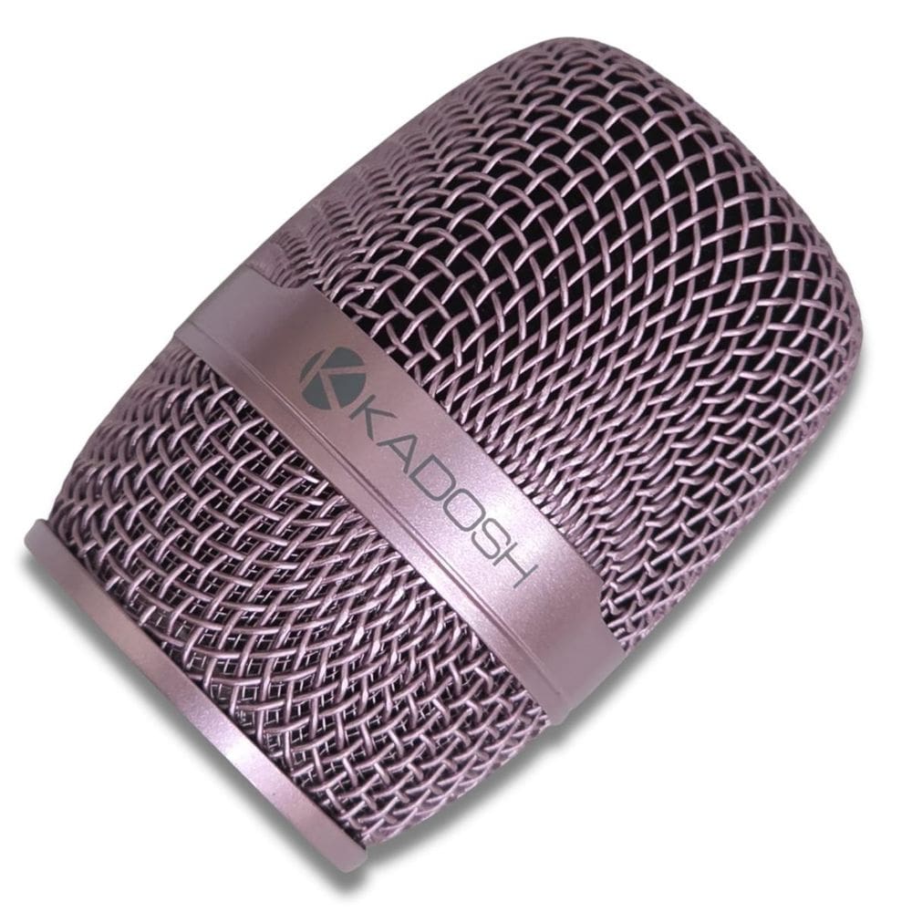 Globo Microfone Rosca 34Mm Alt 70Mm Rosa K1201/1202 Kadosh