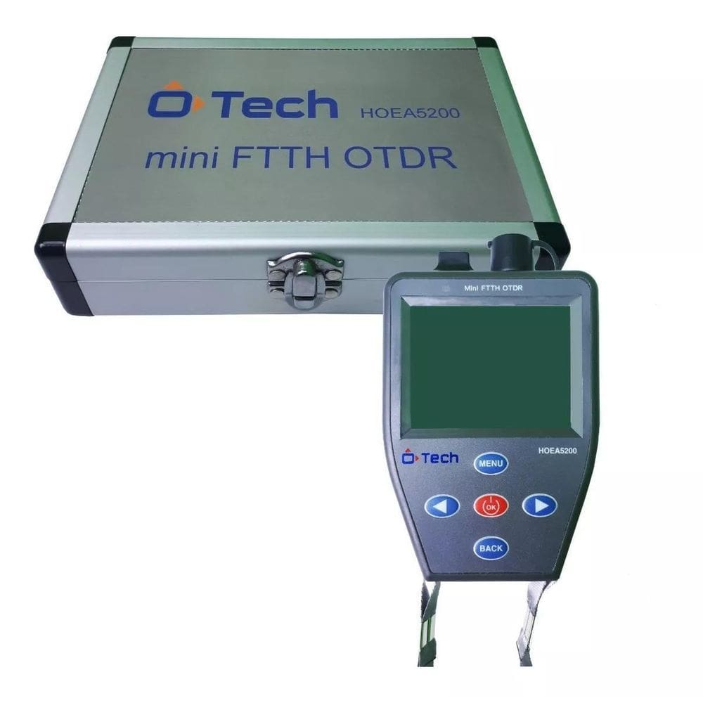 Otdr Medidor Ftth Para Fibra Ativa 5X1 24Db Hoea5200 Otech
