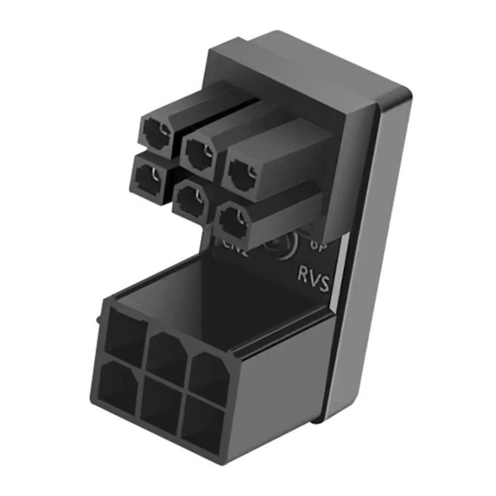 Adaptador 180 Graus Energia Placa De Video Gpu 6 Pinos