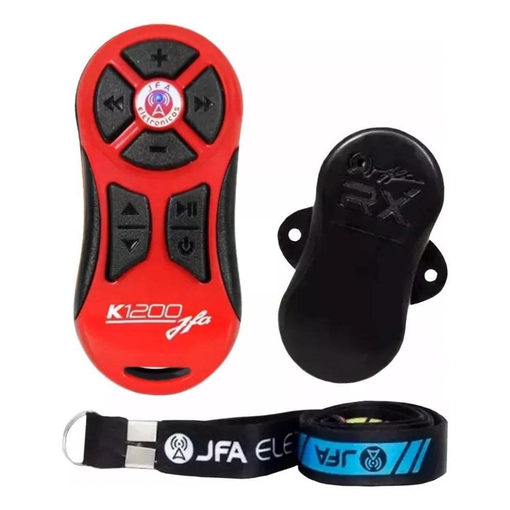 2X Controle Remoto Universal Longa Distância Jfa K1200 Verme