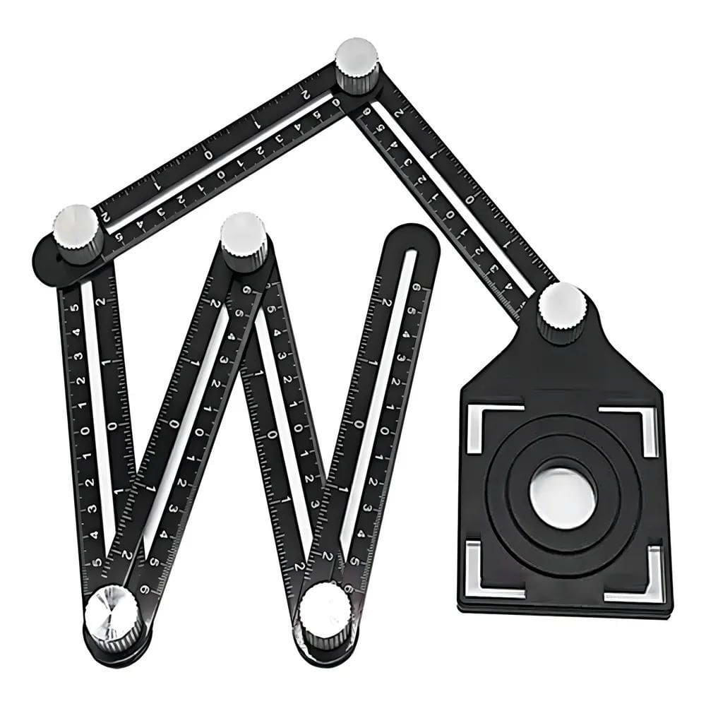 Régua Ajustável 360 Alumínio Titanium: Precisão Profissiona