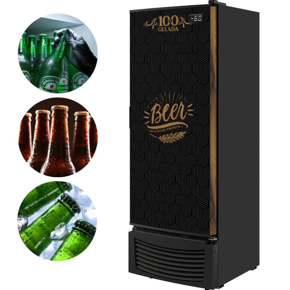 Cervejeira Vertical Conservador 569 Litros Frost Free Porta Cega Adesivada VCFC569C Fricon